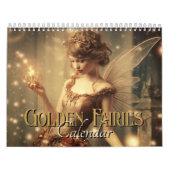 Goldene Fantasy-Fee Frauen 2024 Kalender (Titelbild)