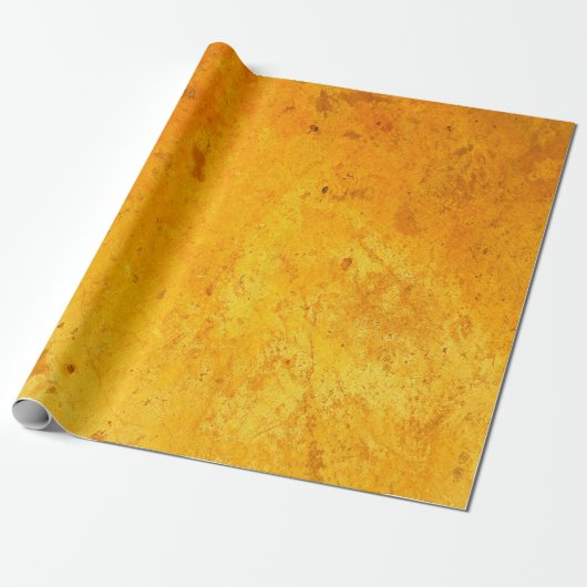 Goldene Farbe der Zement-Textur Hintergrundabstrak Geschenkpapier (Ungerollt)