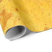 Goldene Farbe der Zement-Textur Hintergrundabstrak Geschenkpapier (Rolleneckpunkt)