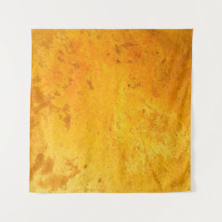 Goldene Farbe der Zement-Textur Hintergrundabstrak Wandteppich