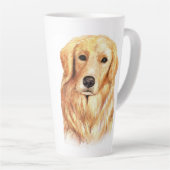 Goldene Farbe Retriever Milchtasse (Rechte Ecke)
