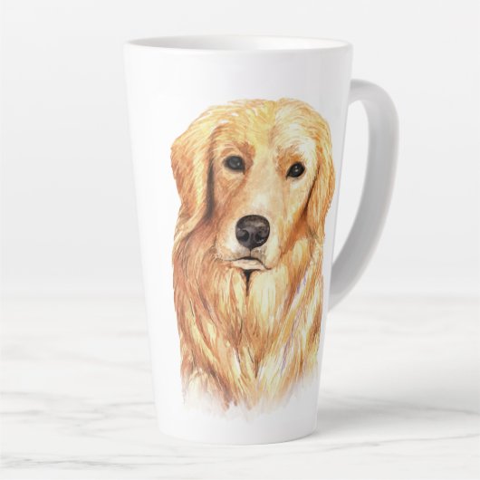 Goldene Farbe Retriever Milchtasse (Rechte Ecke)