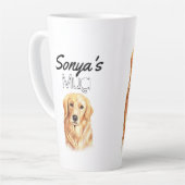 Goldene Farbe Retriever Milchtasse (Linke Ecke)