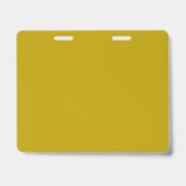 Goldene Farbe Schwarzer Moderner Minimalistischer Ausweis (Rückseite)