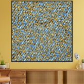 Goldene Farben Verschiebung Leinwanddruck (Insitu (Wohnzimmer))