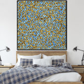 Goldene Farben Verschiebung Leinwanddruck (Insitu (Schlafzimmer))