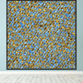 Goldene Farben Verschiebung Leinwanddruck (Insitu (Holzboden))