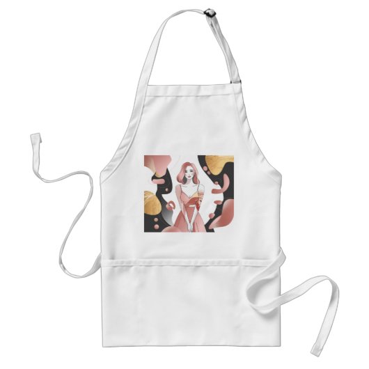 Goldene Farben von ihr Schürze (Vorne)