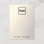 Goldene Farbkombination Visitenkarte (Vorderseite)