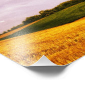 Goldene Farmland Fotodruck (Ecke)