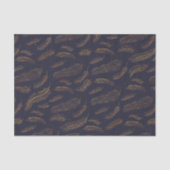 Goldene Feder gedruckt Seidenpapier (Vorderseite)