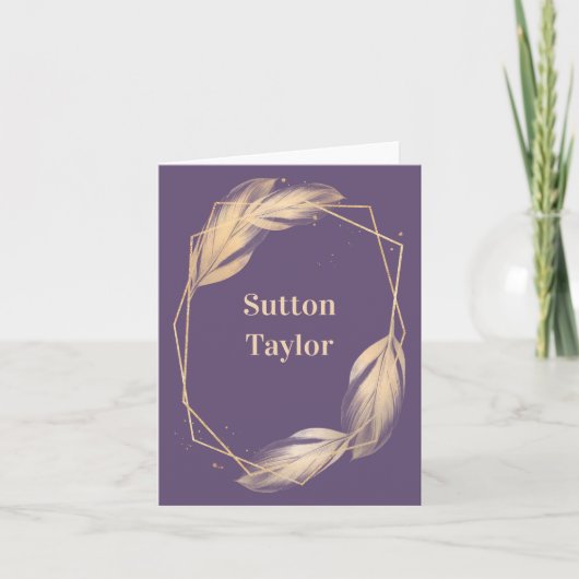 Goldene Federn auf dem Planeten (Vorderseite)