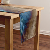 Goldene Federn Kurzer Tischläufer (Beispiel)