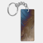 Goldene Federn Schlüsselanhänger (Vorderseite links)