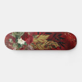 Goldene Federn und Rose D-Markenbezeichnung Skateboard (Horizontal)