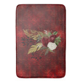 Goldene Federn und Rose Inspiriert Badematte (Vorderseite Vertikal)