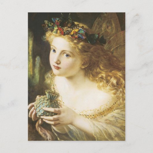 Goldene Fee Postkarte (Vorderseite)