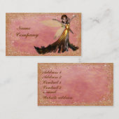 Goldene Fee Visitenkarte (Vorne/Hinten)