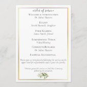 Goldene Feier des Life Flat Programms Programm (Rückseite)