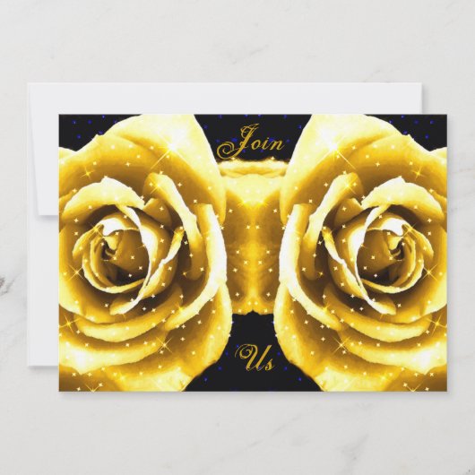 Goldene Feier_ Einladung (Vorderseite)