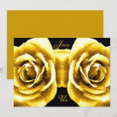 Goldene Feier_ Einladung (Vorne/Hinten)