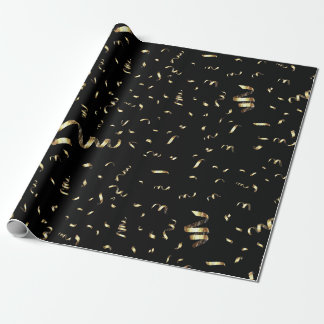 Goldene Feier Geschenkpapier