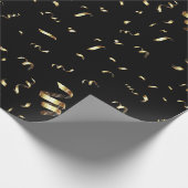 Goldene Feier Geschenkpapier (Ecke)