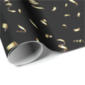 Goldene Feier Geschenkpapier (Rolleneckpunkt)