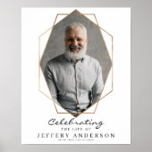 Goldene Feier zum Begrüßungszeichen Poster (Vorne)