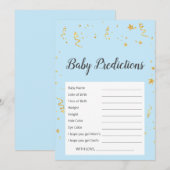 Goldene Feier zum Blue Baby Predictions Game (Vorne/Hinten)