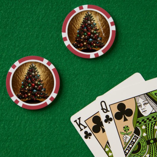 "Goldene Feierabende" Pokerchips (Pokertisch (doppelt))