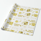 Goldene Feiern Geschenkpapier (Ungerollt)