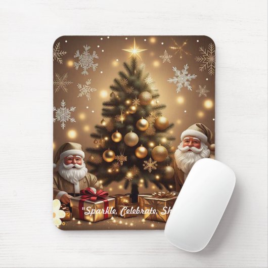 "Goldene Feiertage - ein Genuss" Mousepad (Mit Mouse)