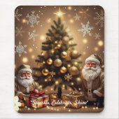 "Goldene Feiertage - ein Genuss" Mousepad (Vorne)