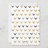 Goldene Feiertage Einfache Fotos Feiertagskarte (Rückseite)