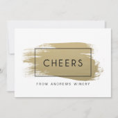 Goldene Feiertage Einladung (Vorderseite)