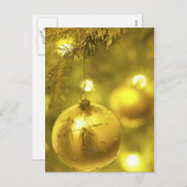 Goldene Feiertage Feiertagspostkarte (Vorne/Hinten)