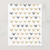 Goldene Feiertage Foto-Urlaubskarten (Rückseite)