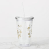 Goldene Feiertagssaison Acryltrinkbecher (Links)