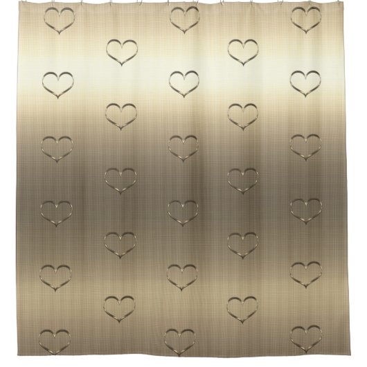 Goldene Feiertagssaison Duschvorhang (Vorderseite)