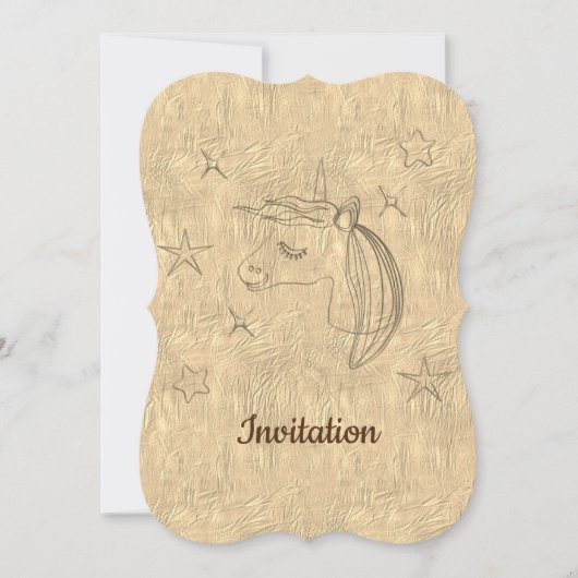 Goldene Feiertagssaison Einladung (Vorderseite)