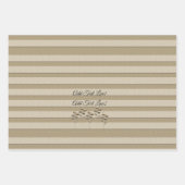 Goldene Feiertagssaison Geschenkpapier Set (Vorderseite 2)