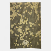 Goldene Feiertagssaison Geschirrtuch (Vertikal)