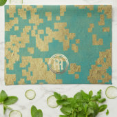 Goldene Feiertagssaison Geschirrtuch (Gefaltet)