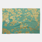 Goldene Feiertagssaison Geschirrtuch (Horizontal)