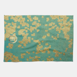 Goldene Feiertagssaison Geschirrtuch