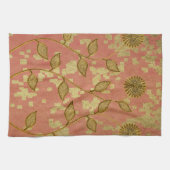 Goldene Feiertagssaison Geschirrtuch (Horizontal)