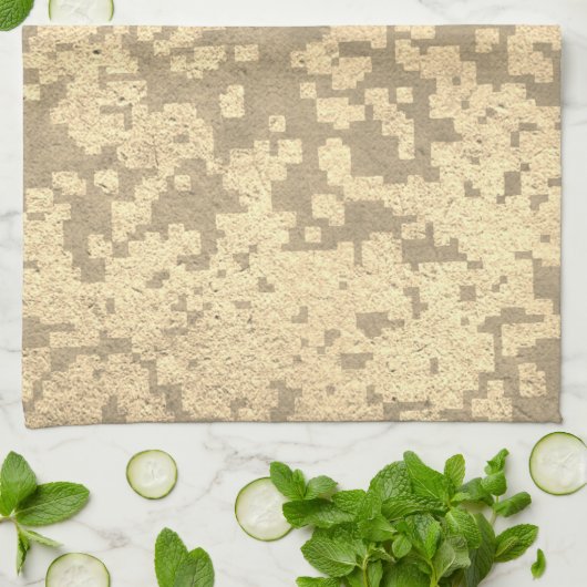 Goldene Feiertagssaison Geschirrtuch (Gefaltet)