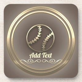 Goldene Feiertagssaison Getränkeuntersetzer