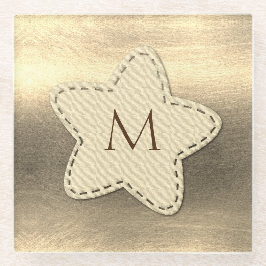 Goldene Feiertagssaison Glasuntersetzer (Vorderseite)